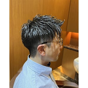 銀座　理容室　メンズカット　ツーブロック