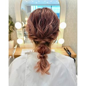 [aina]編み下ろしヘアセット