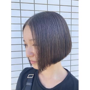 《cropes辻堂 阿部》ぷっつんとコンパクトミニボブ