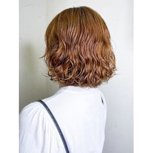 【Reir_下北沢】*フレンチボブパーマ＋オレンジベージュ＊