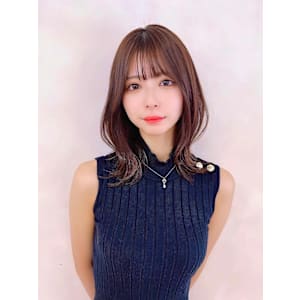 【monaco】40代面長さんにオススメな大人くびれヘア