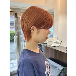 ハイトーンショート/ショートレイヤー/オレンジカラー - Adatto 錦糸町【アダット キンシチョウ】掲載中