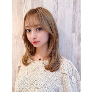 【monaco】動きたっぷりレイヤーヘア/くびレイヤー/広尾