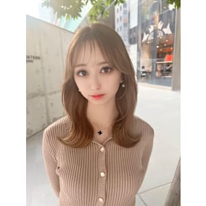 【monaco】人気/くびれミディアム/丸顔カバー/広尾