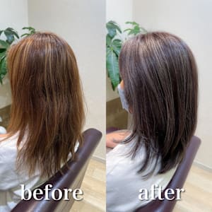 白髪ぼかし　セミディ　シアーカラー　【藤沢　藤沢駅】 - Mira by KENJE【ミラバイケンジ】掲載中