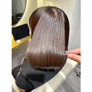 "髪質改善メテオストレートで叶える"  艶ボブ『銀座/個室』
