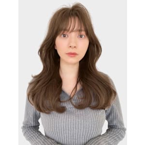 韓国風フェイスレイヤーくびれロング