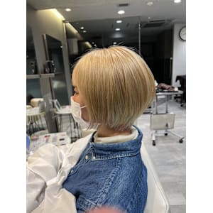 姫カットカールセミディシアーカラー