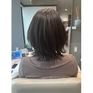 姫カットカールセミディシアーカラー