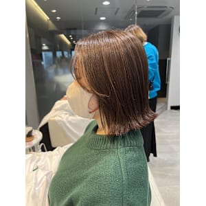 姫カットカールセミディシアーカラー