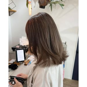 ハイライトベージュ髪質改善トリートメント