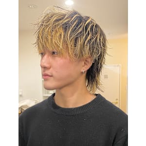 メンズウルフ/バレイヤージュ