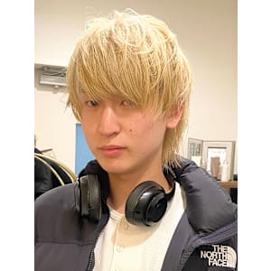 ブロンド/プチマッシュウルフ