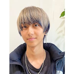 メンズウルフ/インナーカラー