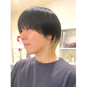 シースルーマッシュウルフ/インナーカラー