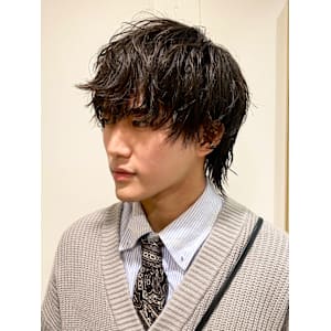 無造作メンズウルフ