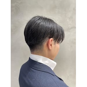 メンズカット/センターパート