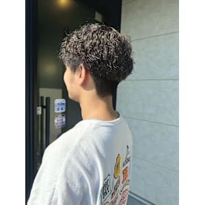 シルバー＆波巻きツイスパ