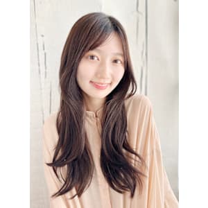 20代30代40代　小顔くびれ韓国風レイヤーロング