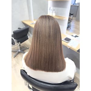 ダブルカラー/ブリーチ有/ブリーチ無/透明感/グレージュ