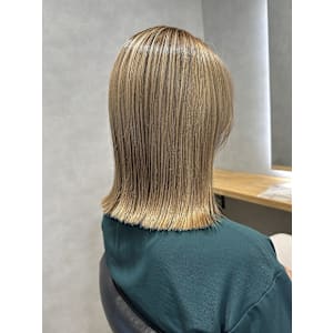 ダブルカラー/ブリーチ有/ブリーチ無/透明感/グレージュ