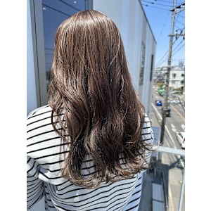 ダブルカラー/ブリーチ有/ブリーチ無/透明感/グレージュ