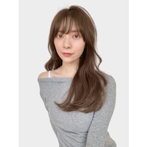 韓国風くびれミディアム顔周りレイヤー