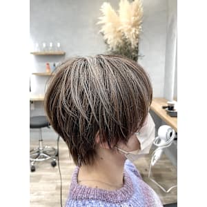 G 白髪ぼかしハイライト