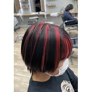 G 派手髪ハイライト