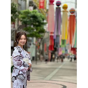 浴衣着付け×ヘアセット