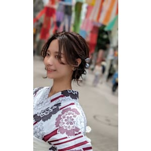 浴衣着付け×ヘアセット