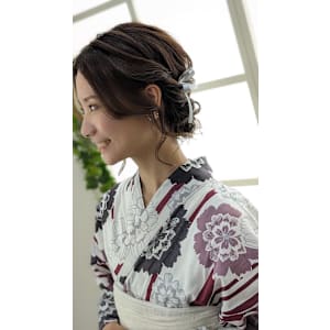 浴衣着付け×ヘアセット