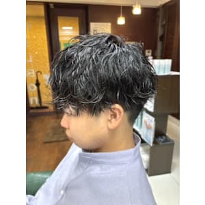 メンズ×パーマ【波×ツイストスパイラルパーマ】
