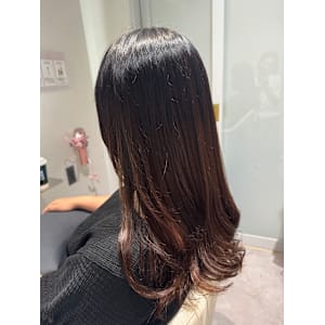 グラデーションカラー×ロング『銀座／個室』