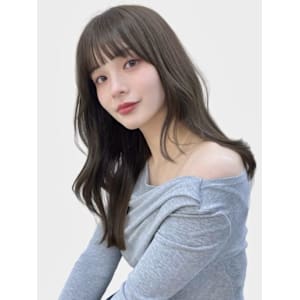 韓国風/フェイスレイヤー/くびれヘア/ロングレイヤー