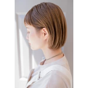 ★大人ショートボブ丸みショートカットマッシュショート前髪あり