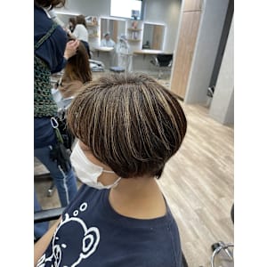 G 白髪ぼかしハイライト