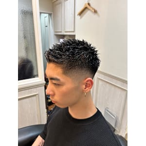 スパイキーベリーショート - Million Bucks barber shop 上野【ミリオンバックスバーバーショップウエノ】掲載中