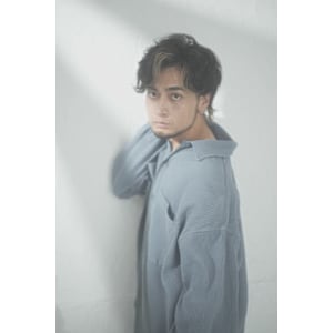 メンズ×バングカラー