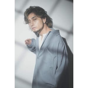 メンズ×バングカラー