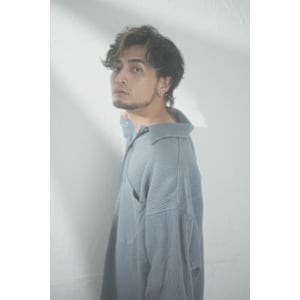 メンズ×バングカラー