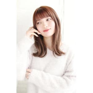 ワイドバングのヨシンモリスタイル