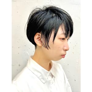 メンズライクカットボーイッシュツーブロックハンサムショート