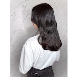 【MICHI 富田店　古作蓮】ダークアッシュ　髪質改善カラー