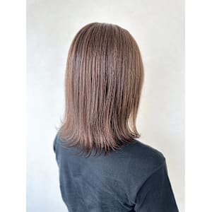 【外ハネ ベージュ ベージュブラウン 恵比寿】