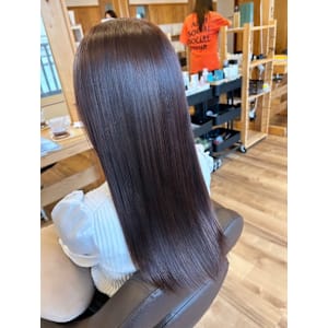 髪質改善カラー【ピンクベージュ】