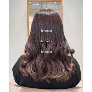 ラベンダーベージュ/ロング/10代20代/薬院