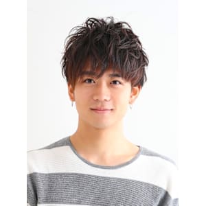 マッシュショート、メンズパーマ　【tip・top目白】