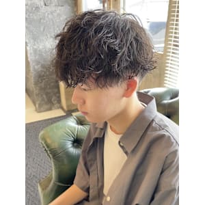 メンズ/パーマ/波巻き/スパイラル/高橋