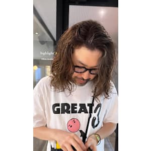 ハイライト/メンズハイライト/30代40代/薬院